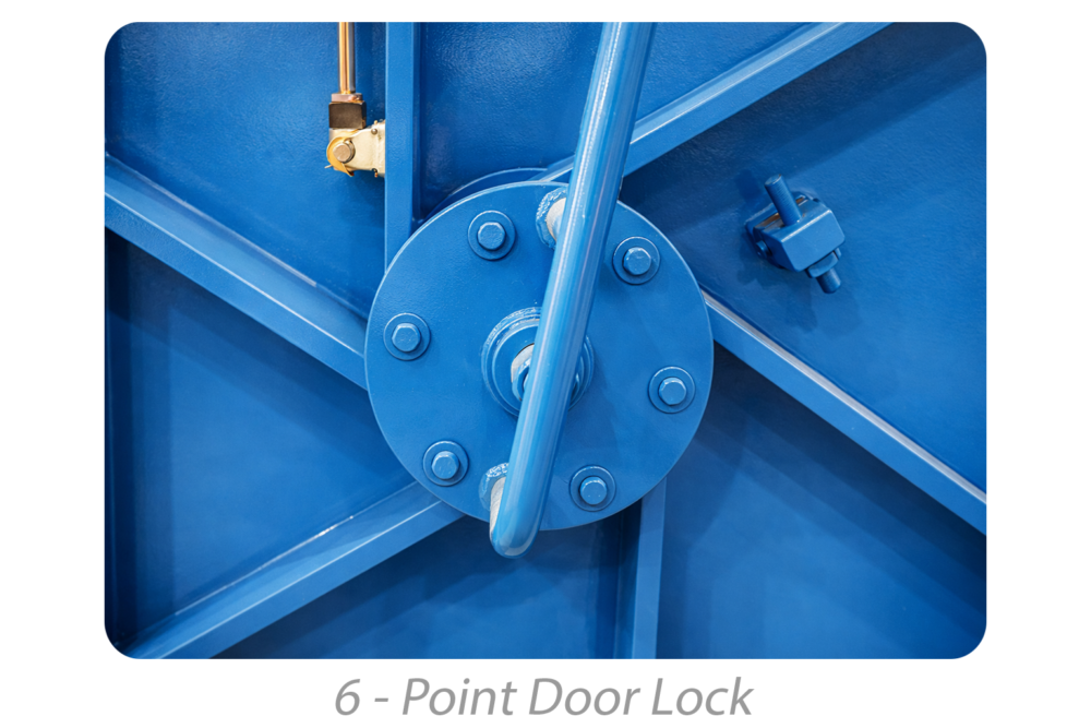 Washing Sytem 6 point door lock
