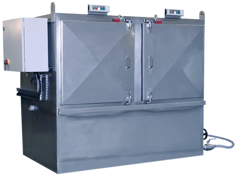 Two Position Drum Washer